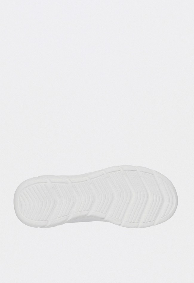 Zapatillas de mujer Skechers BOBS B Flex Lo Cool Ease blancas con Memory Foam