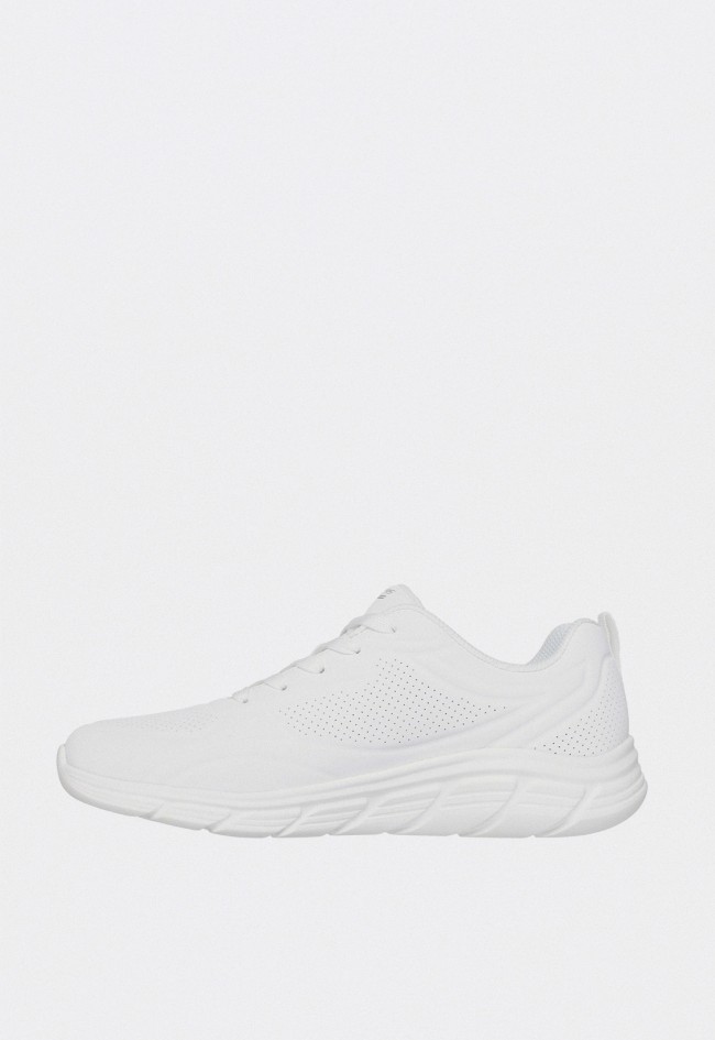 Zapatillas de mujer Skechers BOBS B Flex Lo Cool Ease blancas con Memory Foam