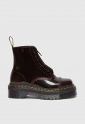 Botas Dr. Martens Sinclair Arcadia burdeos de mujer — el clásico reinventado con brillo y poder