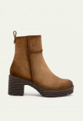 Botines de serraje Porronet Michelle cuero con plataforma — estilo urbano y sofisticado