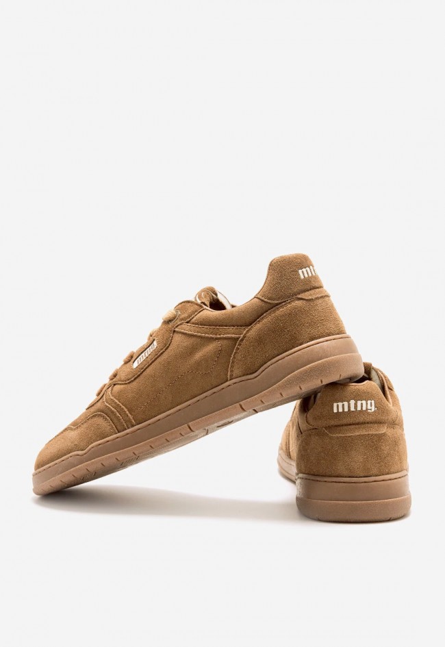 Zapatillas hombre Mustang Free Miami barefoot de piel marrón — calzado minimalista