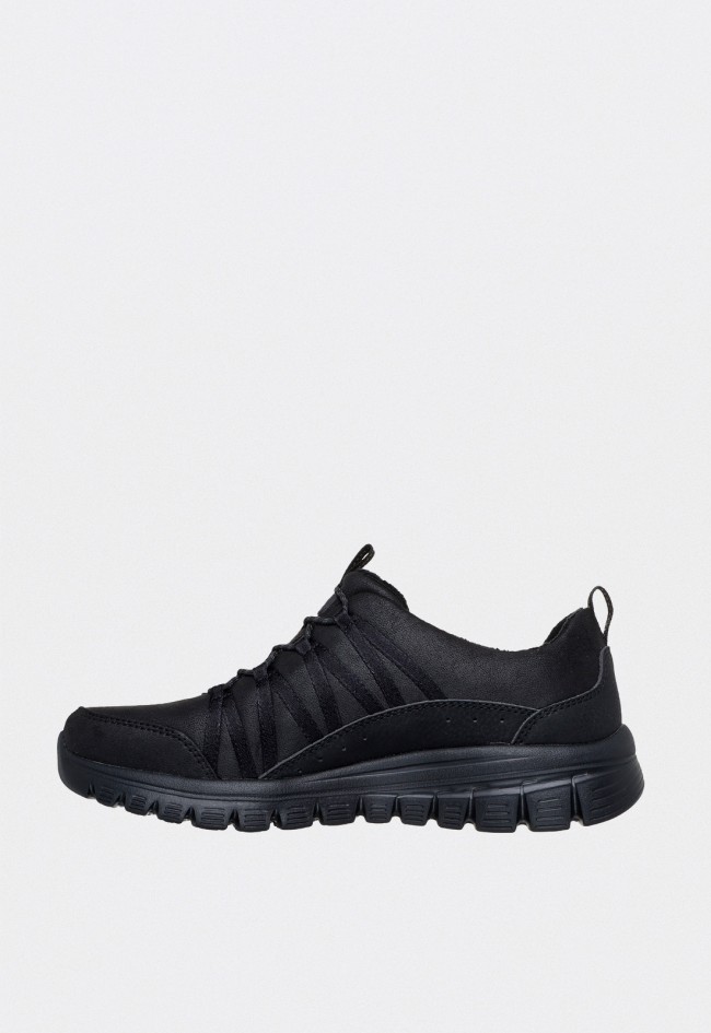 Deportivo de mujer negro Skechers 100889