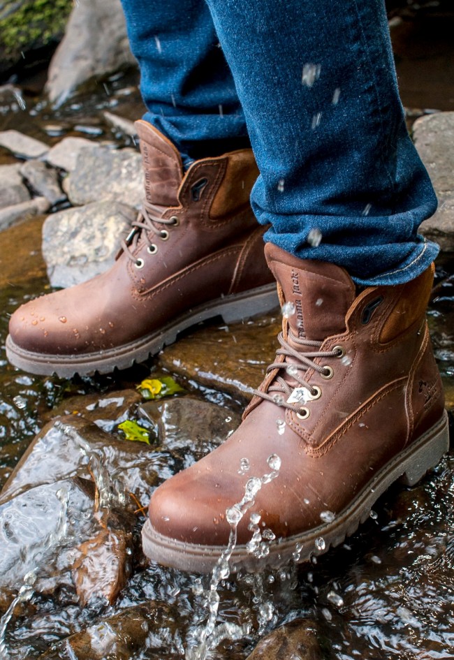 Botín de piel waterproof para hombre Panama Jack Amur GTX Cuero con forro Gore-Tex®