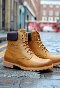 Bota de piel waterproof para hombre Panama Jack Panama 03 C1 Cuero con forro de piel