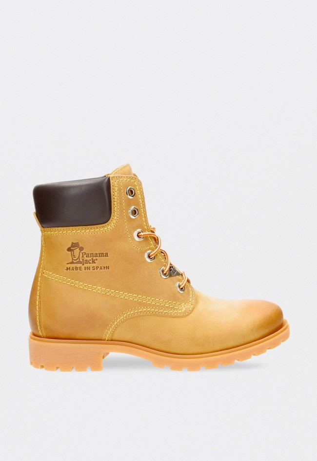 Botín de piel waterproof para mujer Panama Jack Panama 03 B1 Cuero con forro de piel