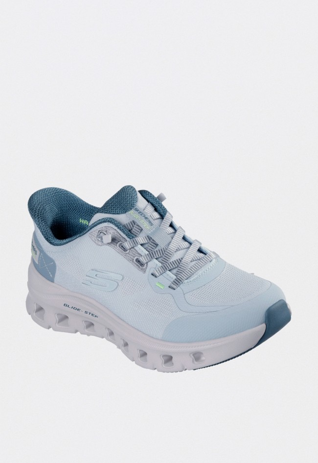Zapatillas Skechers Slip-ins Glide-Step Pro Pure Motion blancas para mujer con plantilla Air-Cooled Memory Foam™