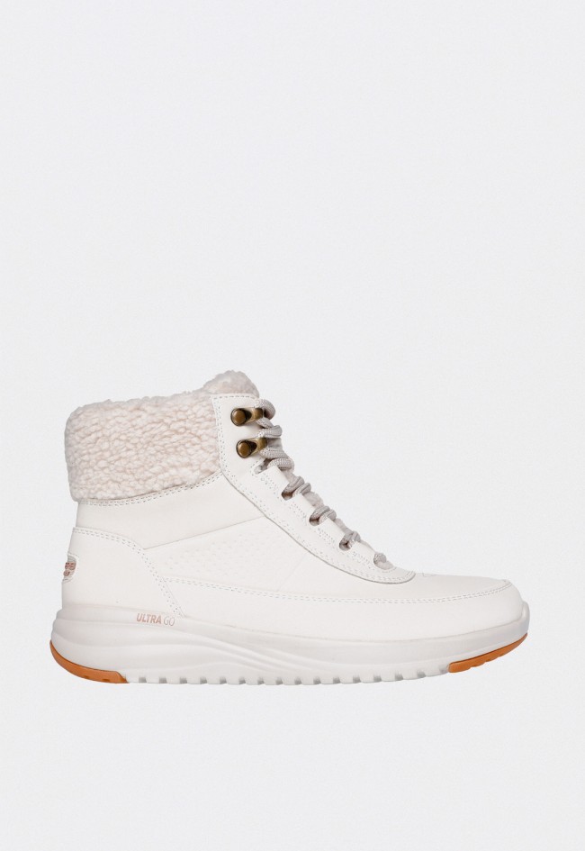 Botas deportivas Skechers On-the-GO Stellar Alpine Adventure impermeables para mujer con forro de borrego