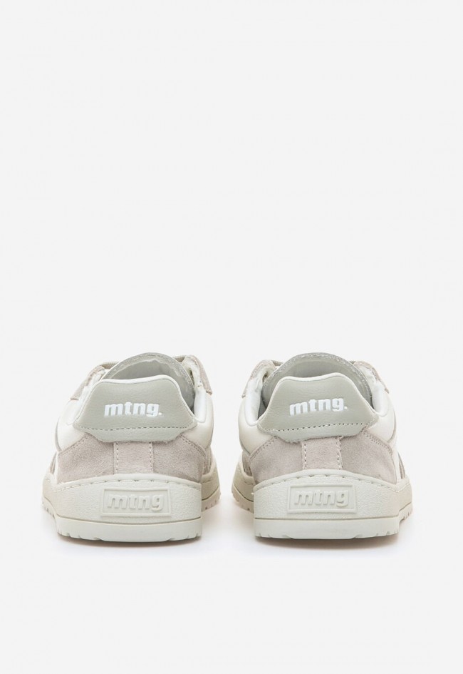 Zapatillas Mustang Free Alask de mujer barefoot en piel blanca y gris