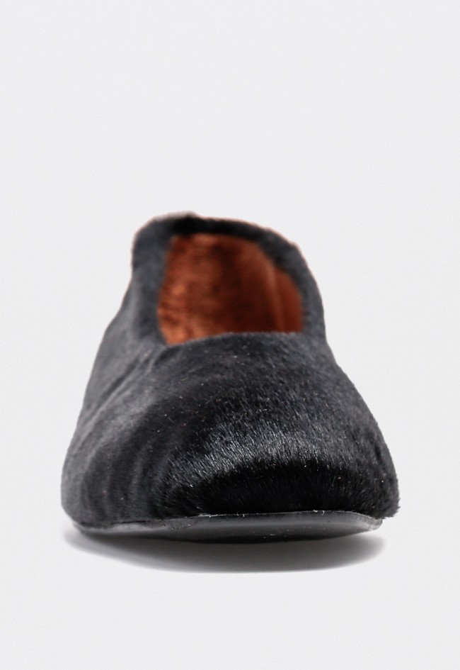 Bailarina GLO 4057 de mujer en piel negra — elegancia sutil y comodidad refinada