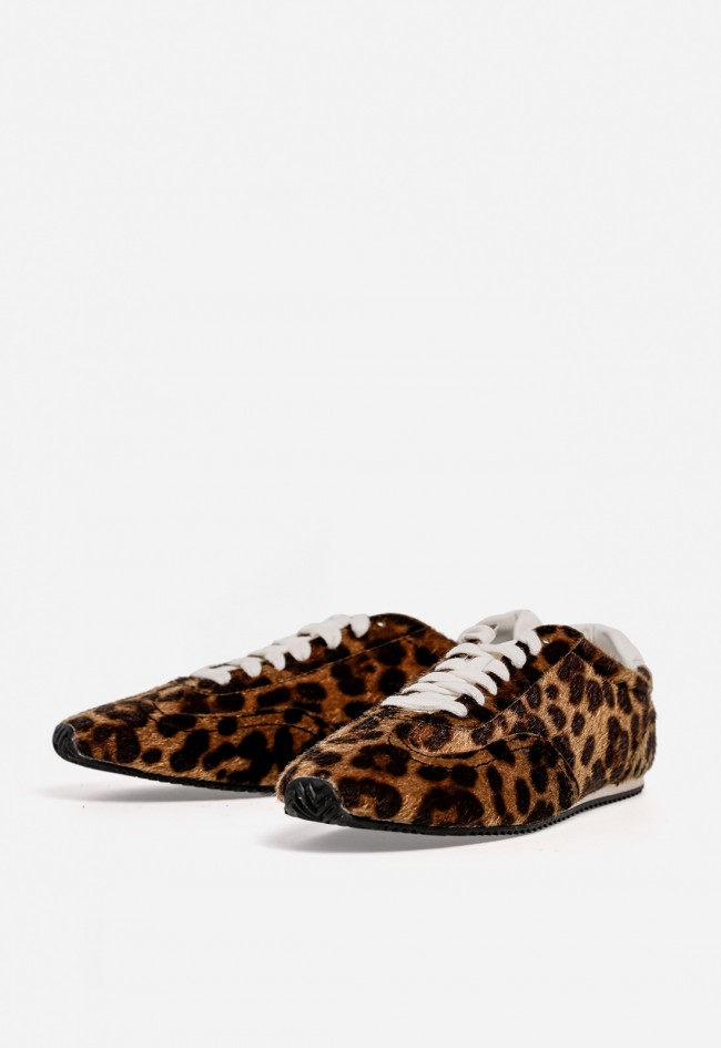 Zapatilla Why Pink? M5512 de mujer en polipiel animal print — estilo salvaje con esencia urbana