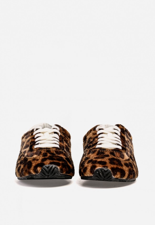Zapatilla Why Pink? M5512 de mujer en polipiel animal print — estilo salvaje con esencia urbana