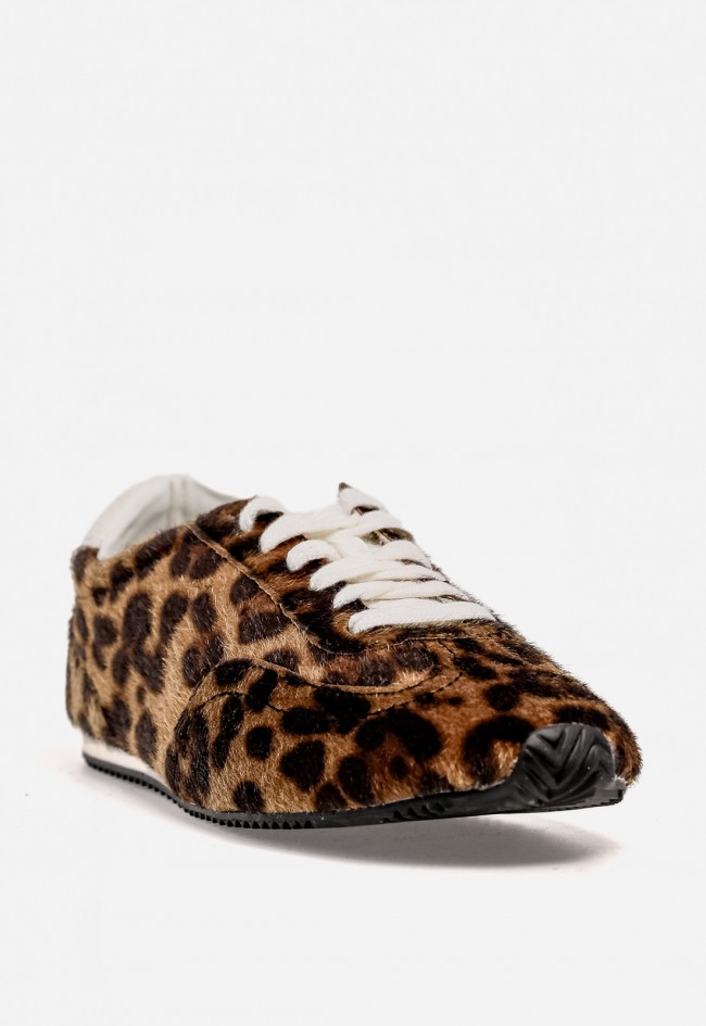 Zapatilla Why Pink? M5512 de mujer en polipiel animal print — estilo salvaje con esencia urbana