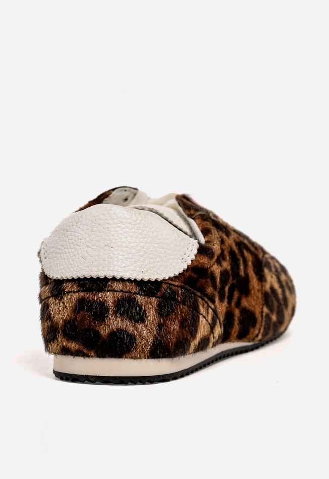 Zapatilla Why Pink? M5512 de mujer en polipiel animal print — estilo salvaje con esencia urbana