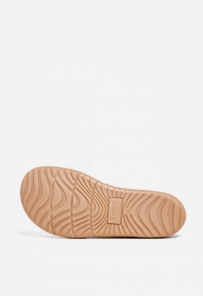 Zapatilla Kaola 2755 barefoot de mujer en piel marrón — confort natural y diseño artesanal