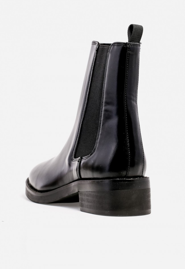 Botín de mujer Why Pink? M5855 negro — diseño tipo Chelsea con esencia moderna