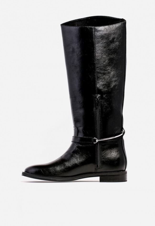Bota de mujer Why Pink? M5830 negra — estilo ecuestre con elegancia moderna