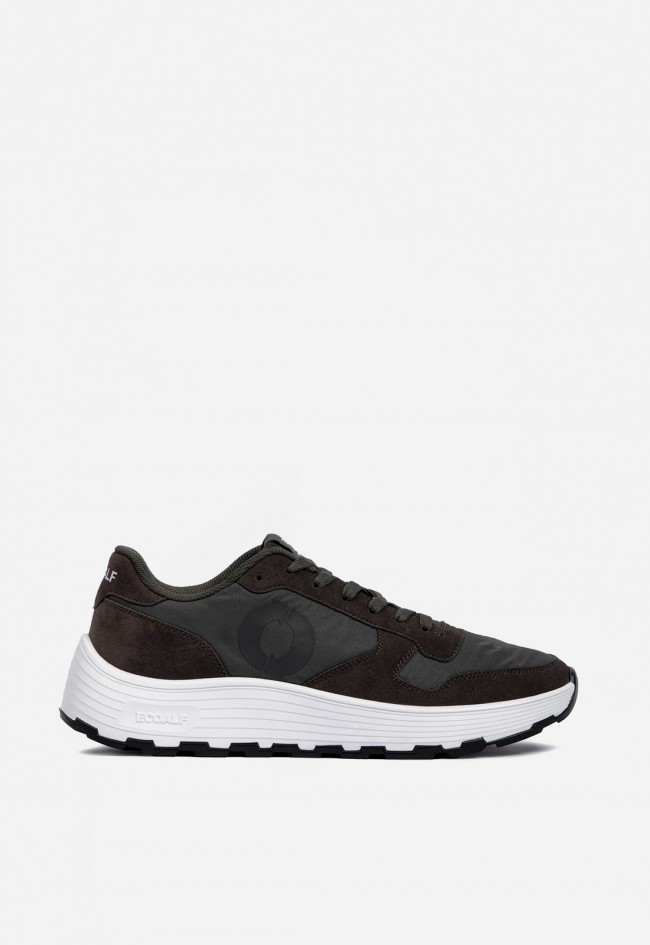 Zapatillas de mujer Ecoalf Harverd Khaki de poliamida reciclada