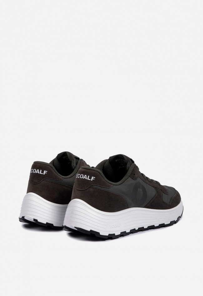 Zapatillas de mujer Ecoalf Harverd Khaki de poliamida reciclada