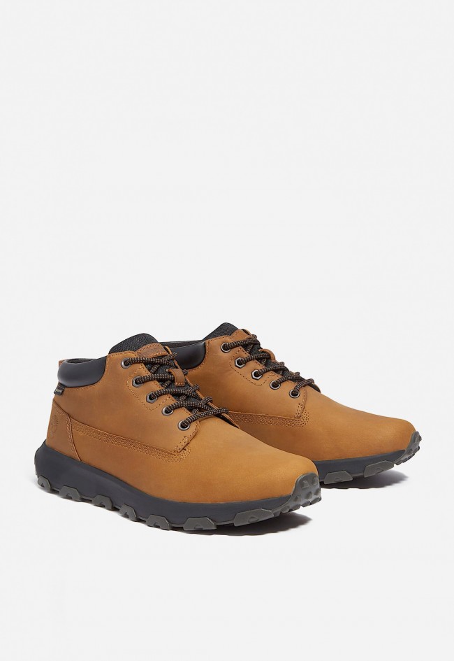 Botines hombre Timberland Winsor Park GORE-TEX marrones de piel impermeable y suela GreenStride