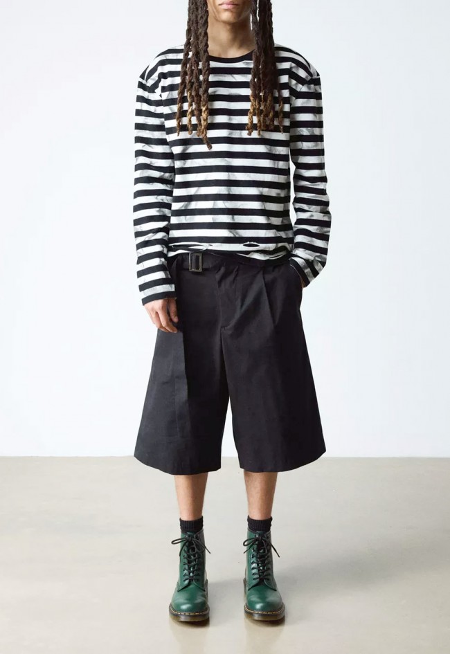 Botín de hombre verde Dr Martens 1460 smooth