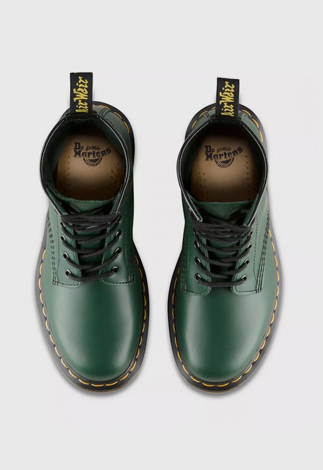Botín de hombre verde Dr Martens 1460 smooth