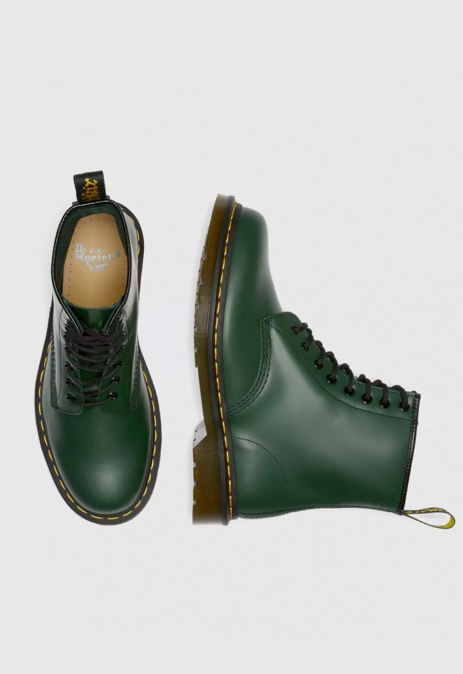 Botín de hombre verde Dr Martens 1460 smooth