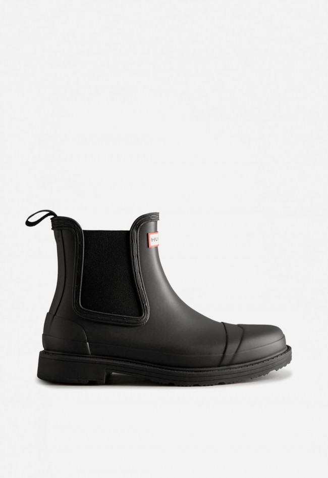 Botín de agua de mujer negro Hunter womens commando