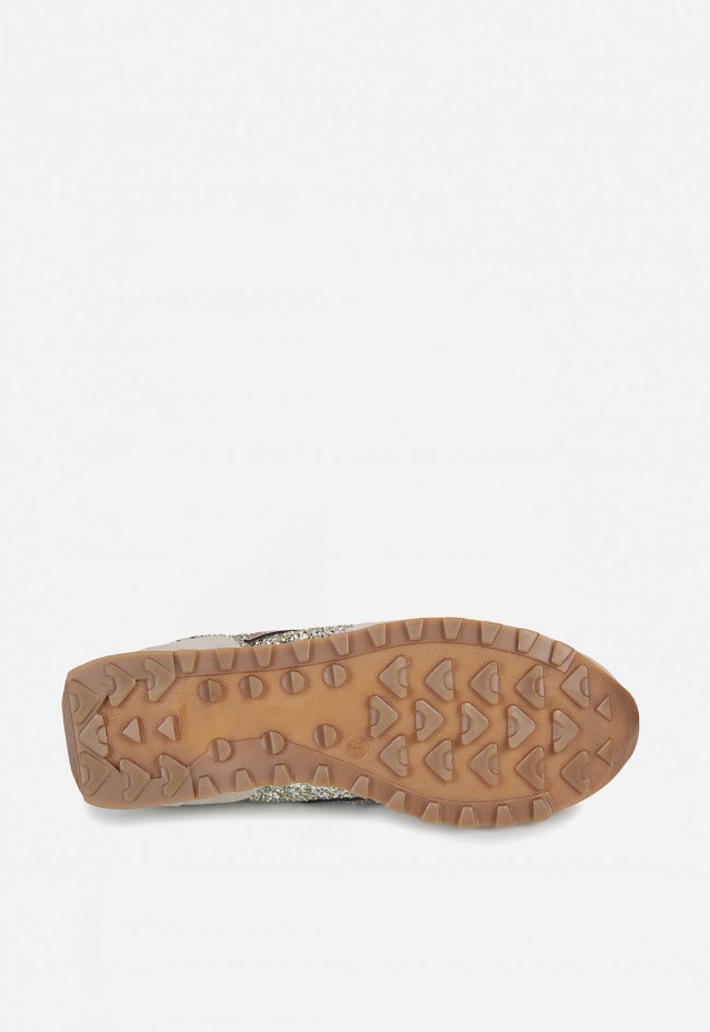 Deportivo glitter de mujer tostado Cetti c-1259 sra