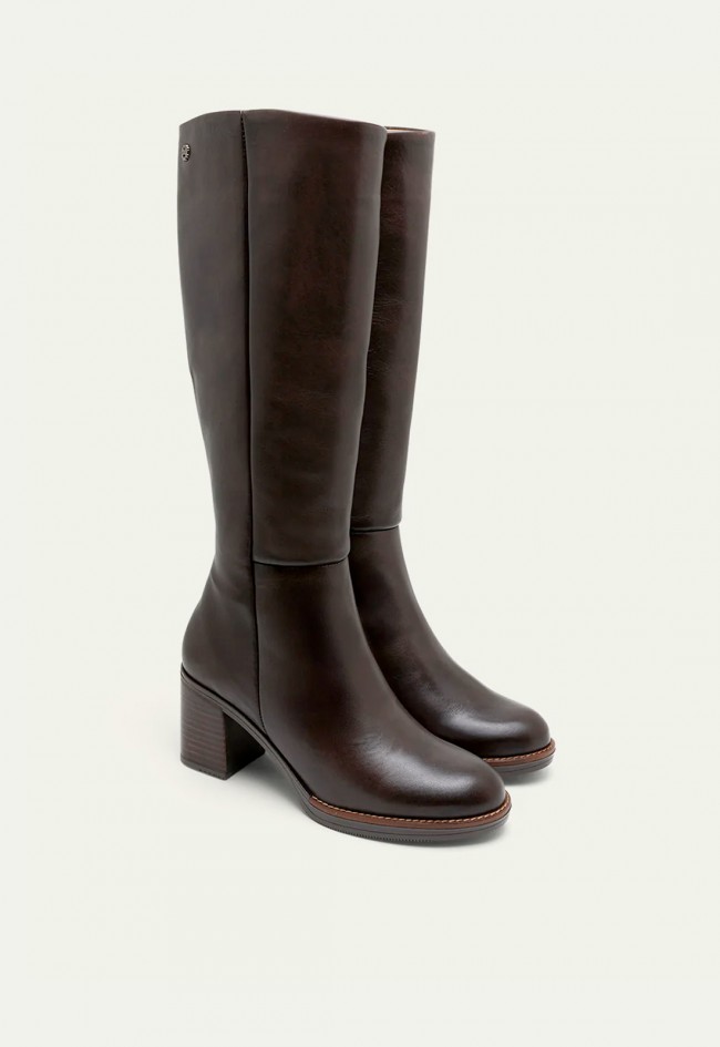 Bota campera de mujer moka Porronet 4782
