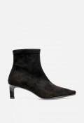 Botín elástico con tacón fino de mujer negro MISS ELASTIC 78101-ae-05/05