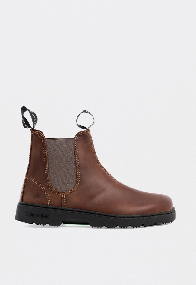 Botín de piel de mujer marrón El Naturalista  n5262