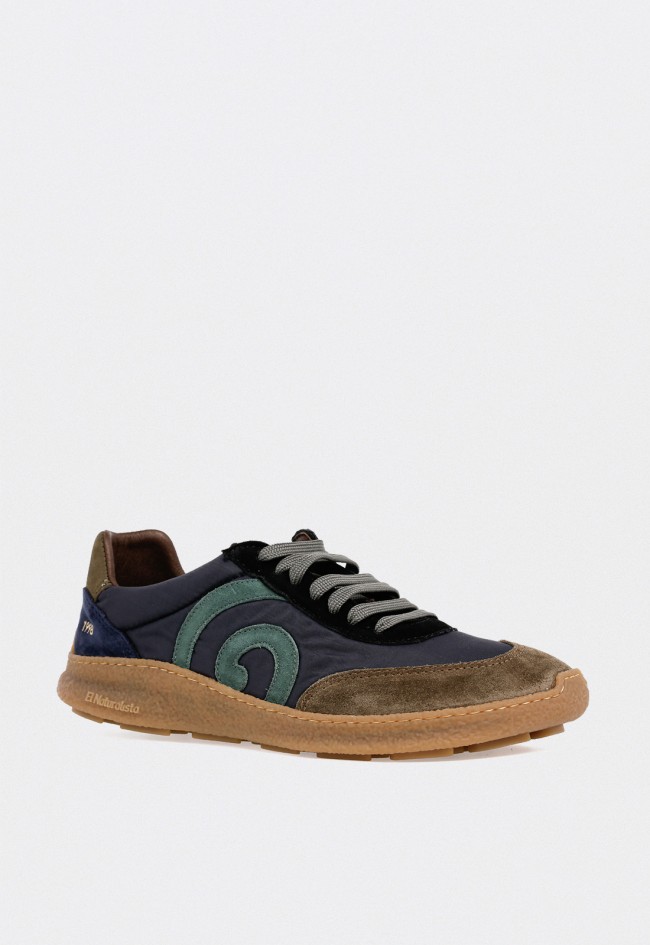 Deportivo de piel de hombre kaki El Naturalista n 5435a