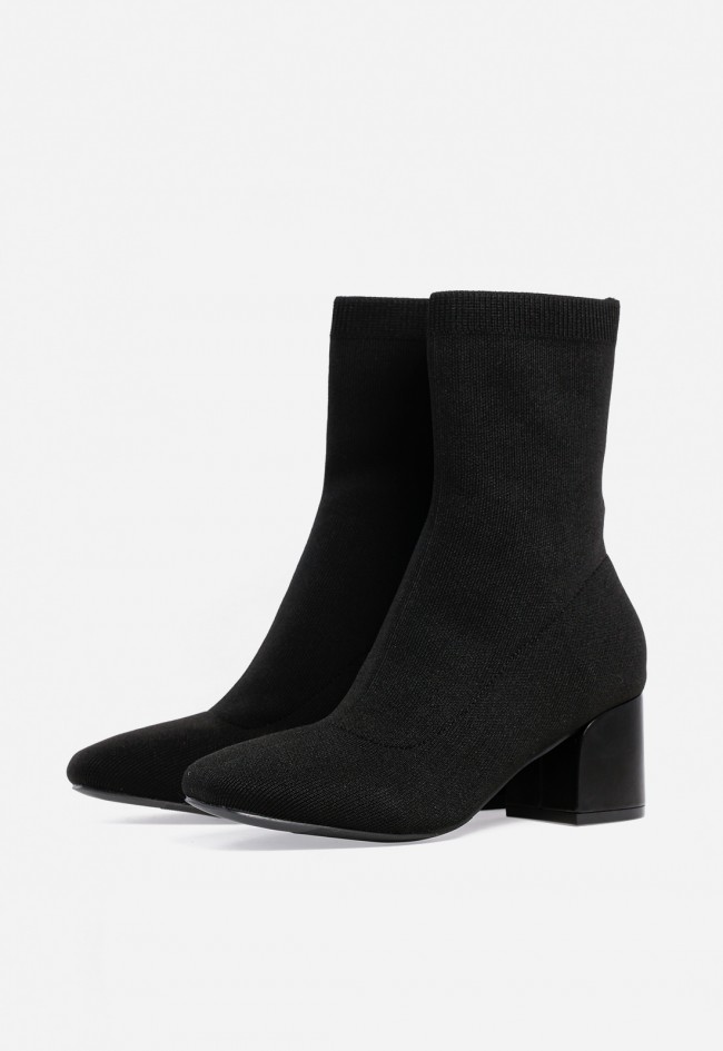 Botín tacón de mujer negro Carmina Jhilton 63-2896