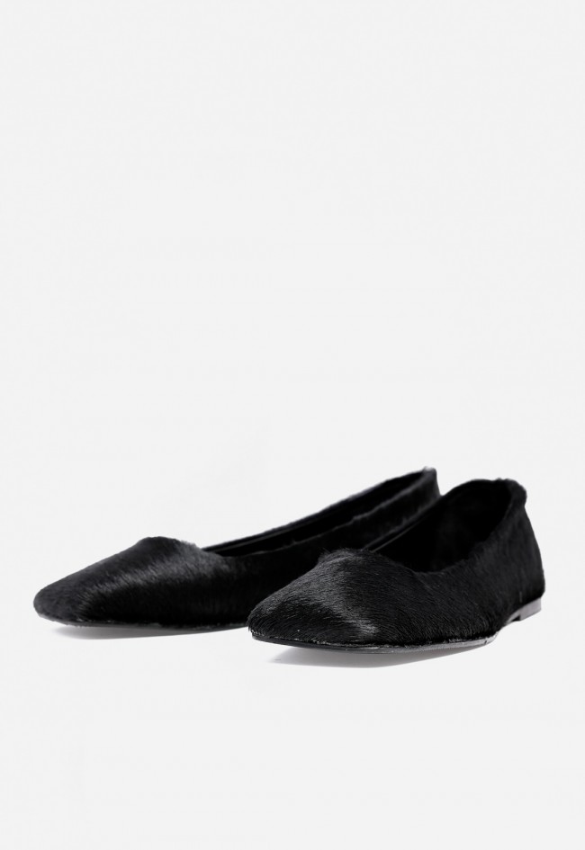 Bailarina efecto pelo de mujer negro Glo 3810