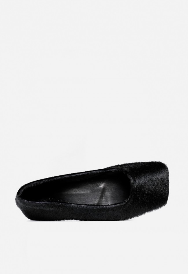 Bailarina efecto pelo de mujer negro Glo 3810
