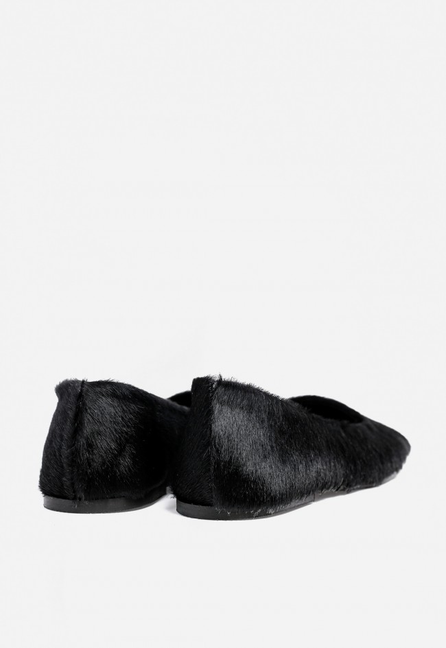 Bailarina efecto pelo de mujer negro Glo 3810