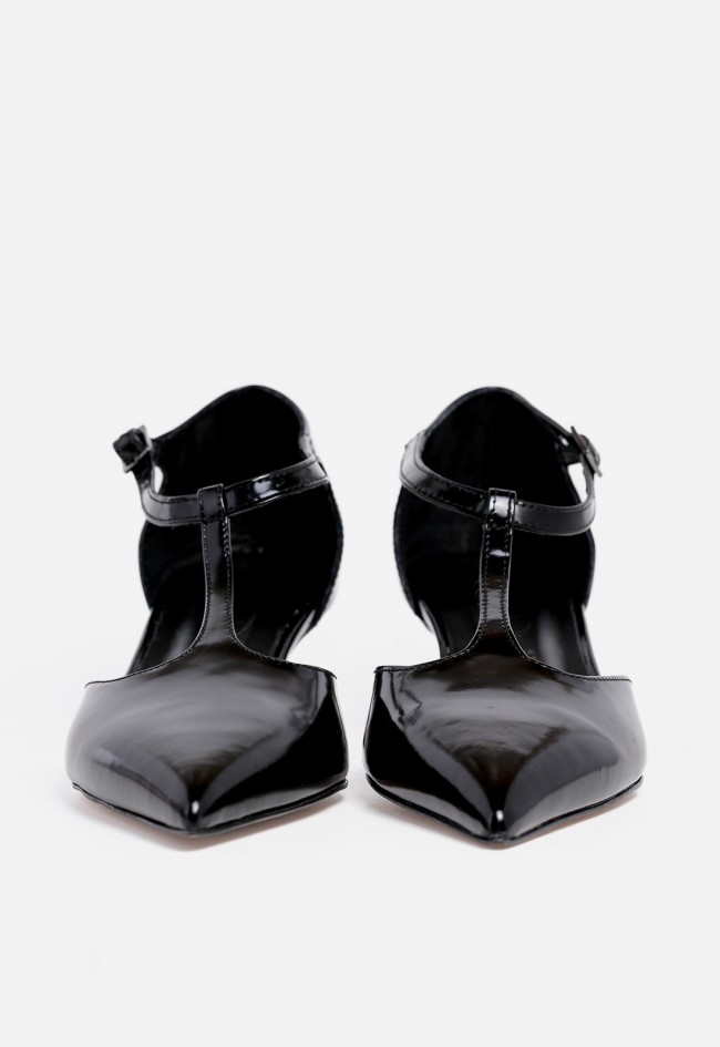 Zapato de vestir de mujer de piel negro Canapé 592