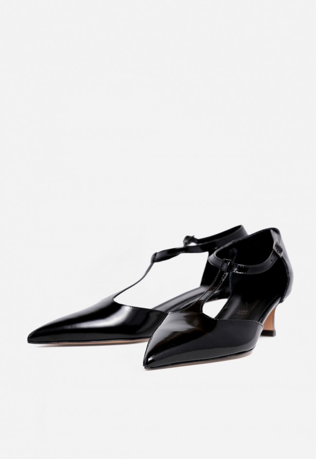 Zapato de vestir de mujer de piel negro Canapé 592