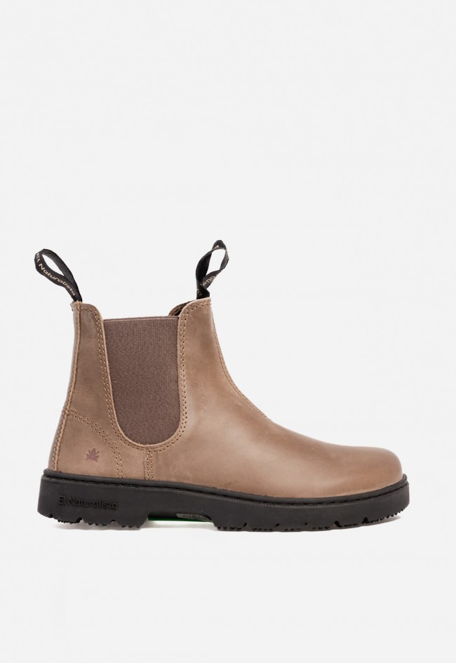 Botín mujer piel stone El Naturalista N5262 Arizona – diseño barefoot y confort natural