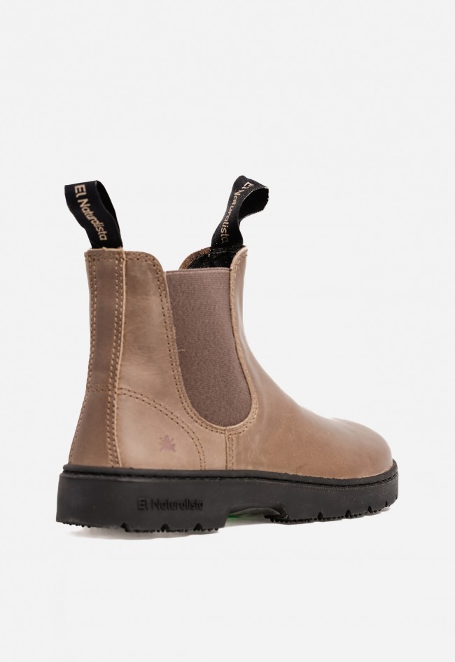 Botín mujer piel stone El Naturalista N5262 Arizona – diseño barefoot y confort natural