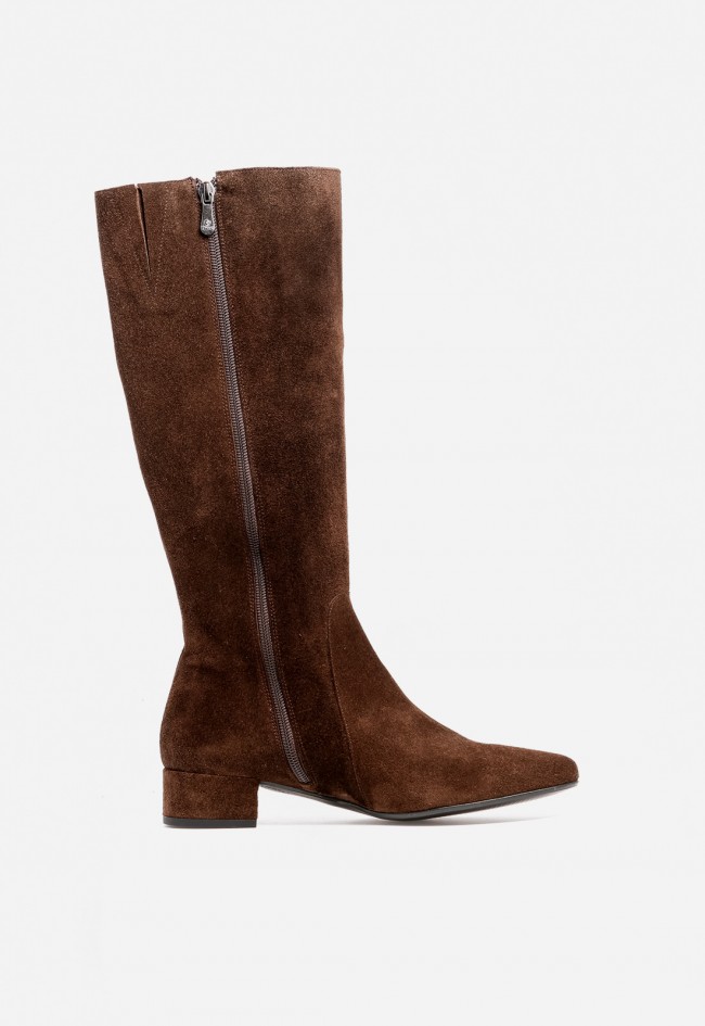 Bota alta de mujer marrón de piel Dansi 7801 – elegante, cómoda y súper combinable