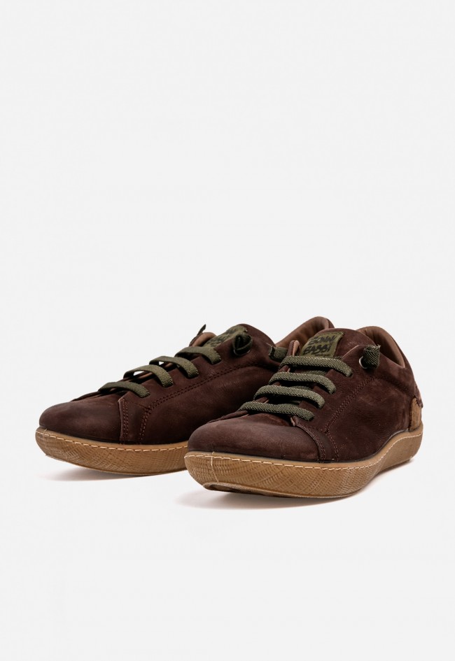 Zapato barefoot marrón de piel nobuck Sunni Sabbi OKI 014 – horma ancha y libertad al caminar