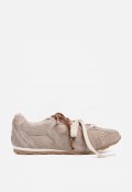 Zapatilla deportiva GLO Massi en piel color taupe – ultra combinable y cómoda para diario