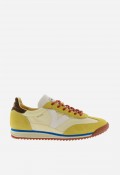 Sneakers retro Victoria Saturno para mujer en nylon y serraje con suela dentada