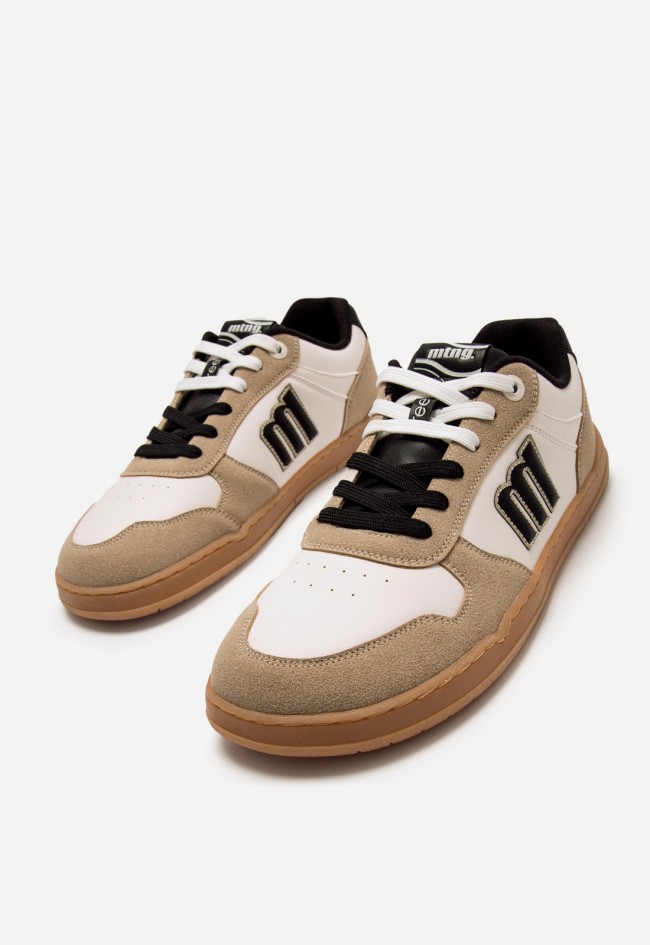 Zapatillas Mustang Free Miami hombre: minimalistas y veganas con estilo retro en blanco y crudo