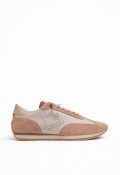 Zapatillas retro Cetti C-1381 Ante Nature Dessert de piel con diseño artesanal y estilo urbano