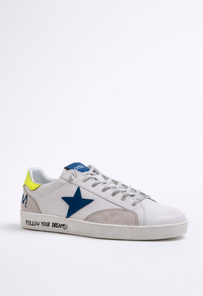 Zapatillas de hombre Cetti C-1342 Used Nature de piel con estilo casual urbano y carácter artesanal