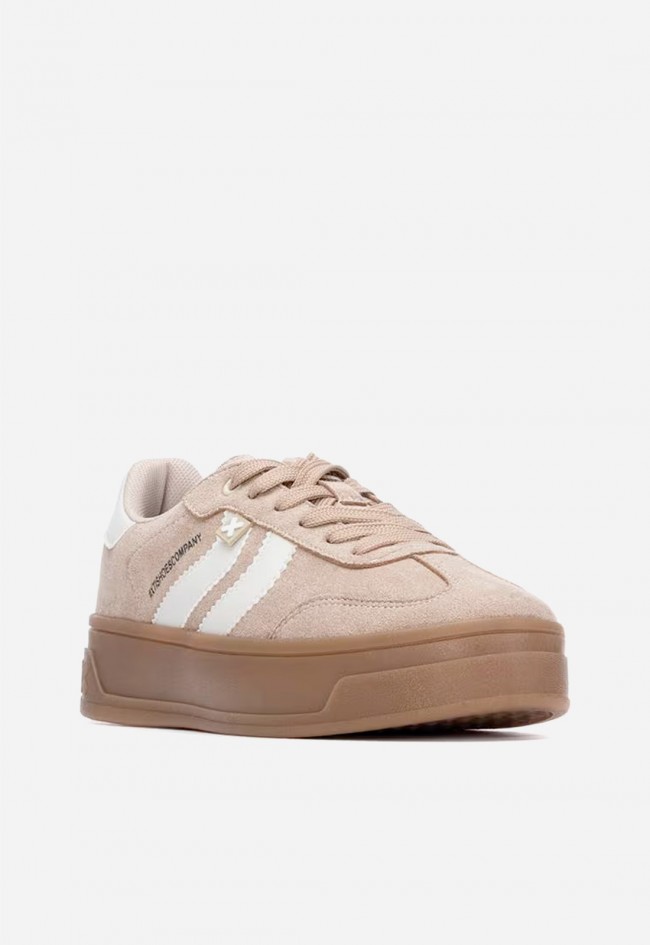Zapatillas Xti 143644 de mujer beige con plataforma cómoda y estilo tendencia