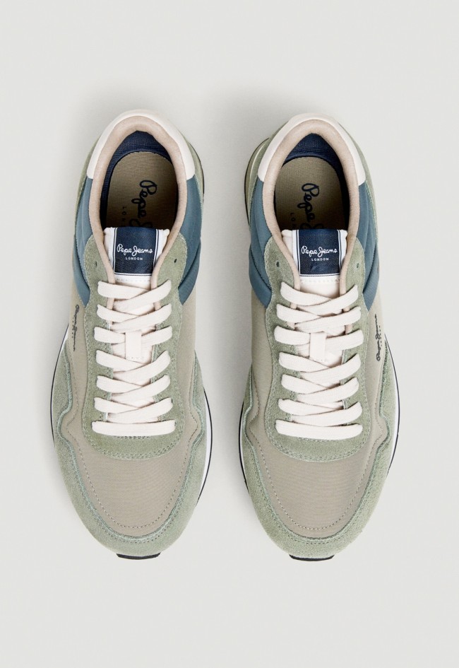 Zapatillas Pepe Jeans pms400037 para hombre con diseño running y acabado premium