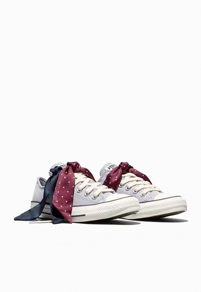 Zapatillas Converse Chuck Taylor All Star Scarf Bow para mujer – estilo icónico con lazo